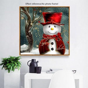 Snowman Diamond Painting Kit for Adults