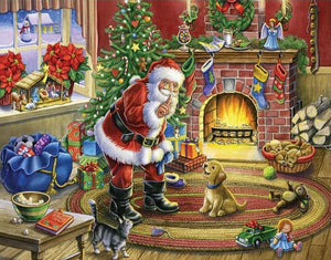 santa painting
