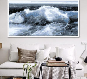 Turbulent Waves - Paint by numbers
