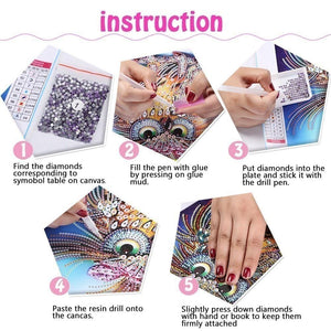 Cat Diamond Painting Kit for Adults