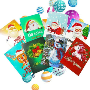 Christmas Greeting Cards Diamond Painting