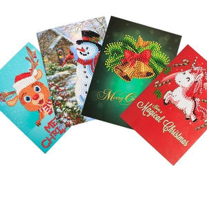 Christmas Greeting Cards Diamond Painting