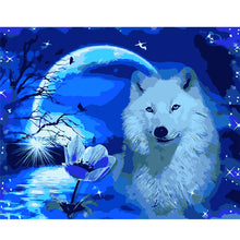 Load image into Gallery viewer, Paint by Numbers Kit of Wolf