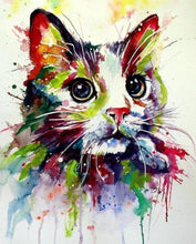 Load image into Gallery viewer, Artistic Cat Diamond Painting Kit