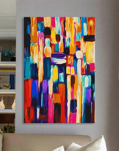 Different abstract Colorful Paintings for Home Decor - paint by number kits