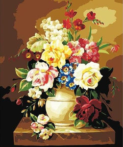Large Paint by Numbers - Flowers