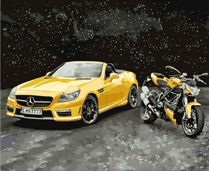 Sports Cars & Motorcycle - 5 Painting Kits