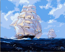Load image into Gallery viewer, Boats, Ships and Oceans 12 Paint by Numbers