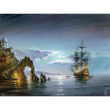 Load image into Gallery viewer, Ship in the Ocean Paint by Numbers DIY - iLoveDIYArt.net