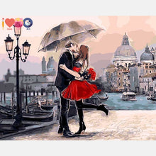 Load image into Gallery viewer, Romantic Kiss Painting - Paint by Digits